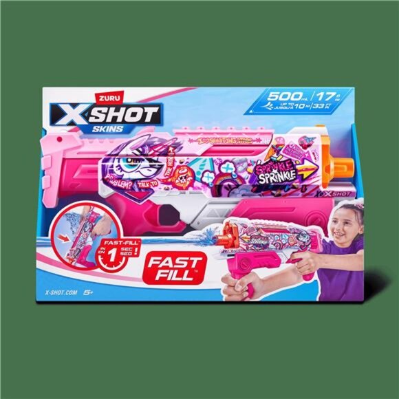 Water Blaster Fast Fill Skins Hyperload Summer Toy Unicorn Splash 500ml - Picture 2 of 4